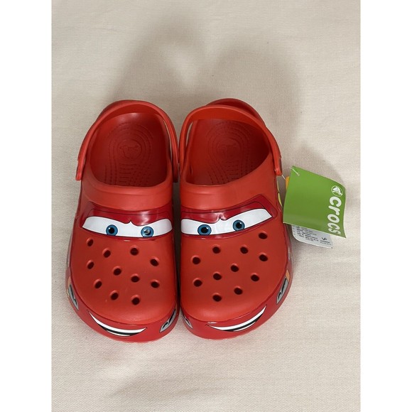 Crocs Unisex-Adult Disney Pixar Cars Lightning McQueen Clog M7 W9 - No Lights - Picture 1 of 6